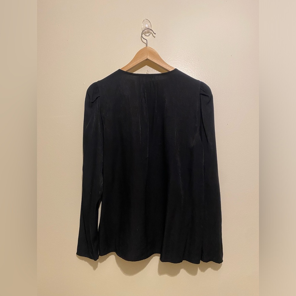 BOBI BLACK LOS ANGELES Elegant Black Women's Top. Size M - Picture 2 of 6